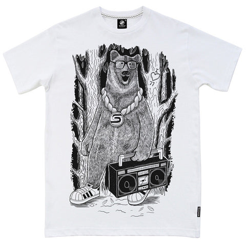 Boom Box Bear t-shirt - White