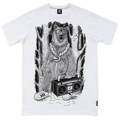 Seventyseven Boom Box Bear t-shirt - White