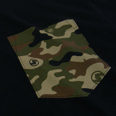 Camo Pocket t-shirt - Black