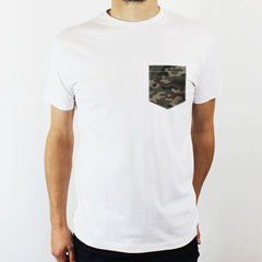 Camo Pocket t-shirt - White