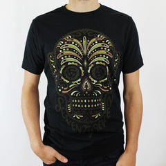 Camo Candy Skull t-shirt - Black