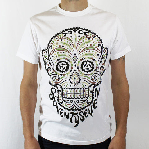 Camo Candy Skull t-shirt - White