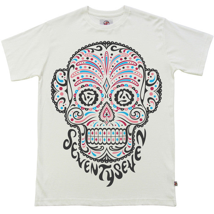 Seventyseven Candy Skull t-shirt - Vintage White