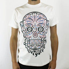 Candy Skull t-shirt - Vintage White
