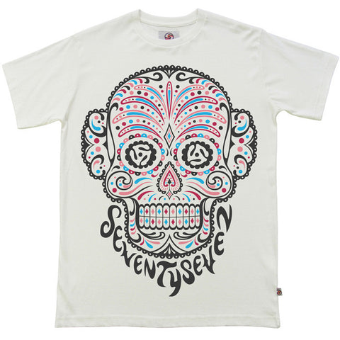 Candy Skull t-shirt - Vintage White