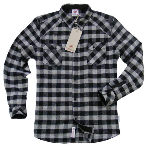 Epic Flannel Shirt - Grey/Black