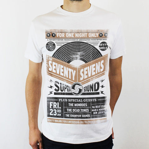 Gig Poster t-shirt - White