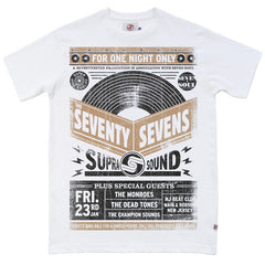 Seventyseven Gig Poster t-shirt - White