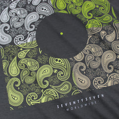 Paisley Sleeve t-shirt - Vintage Black