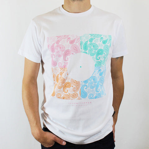 Paisley Sleeve t-shirt - White