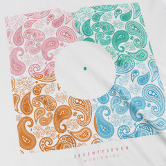 Paisley Sleeve t-shirt - White