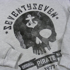 Pirate Radio Crew Sweat - Grey Heather