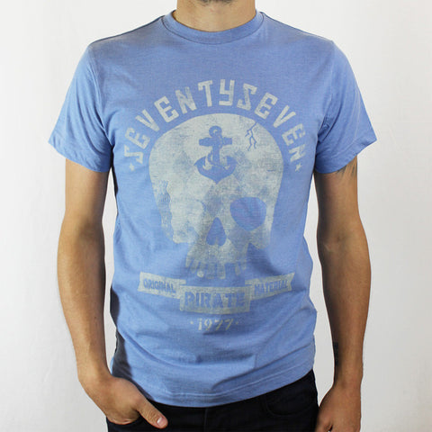 Pirate Radio t-shirt - Light Blue Heather