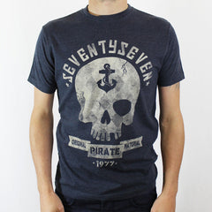 Pirate Radio t-shirt - Navy Heather