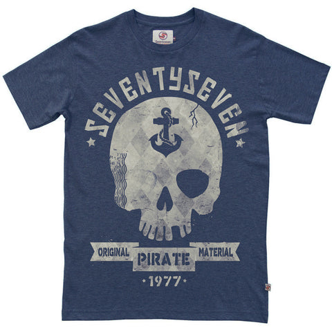 Pirate Radio t-shirt - Navy Heather