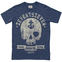 Seventyseven Pirate Radio t-shirt - Navy Heather