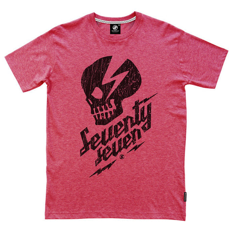 Punk Rock t-shirt - Red Heather