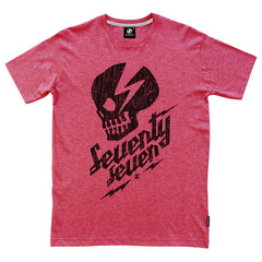 Seventyseven Punk Rock t-shirt - Red Heather