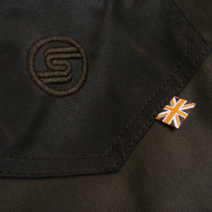 Roll Hood Parka Jacket - Brown/Wax