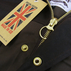 Roll Hood Parka Jacket - Brown/Wax