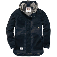 Seventyseven Roll Hood Parka Jacket - Navy