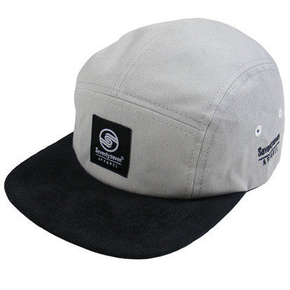 Limited Edition 5 Panel Cap - Silver/Black