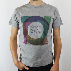 Swirly Sleeve t-shirt - Grey Heather