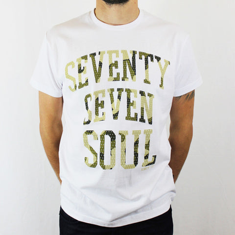 Varsity Soul Camo t-shirt - White