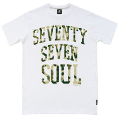 Seventyseven Varsity Soul Camo t-shirt - White