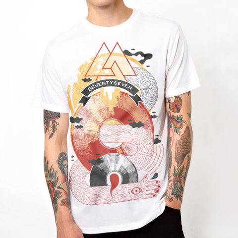 Vinyl Arms t-shirt - White