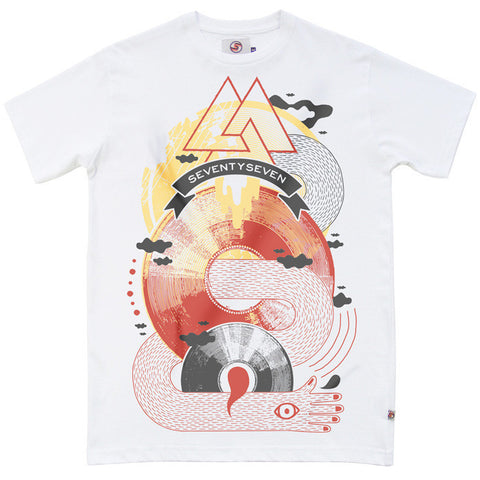 Vinyl Arms t-shirt - White