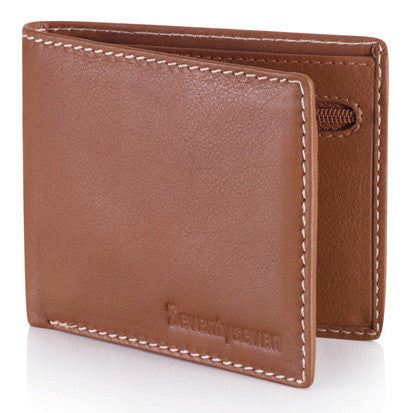 Zipper Wallet - Tan Leather