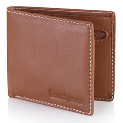 Seventyseven Zipper Wallet - Tan Leather