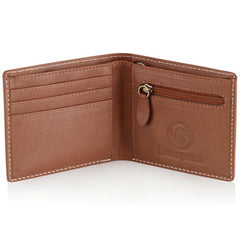 Zipper Wallet - Tan Leather