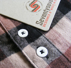 Bronco Flannel Shirt - Brown/Cream/Black