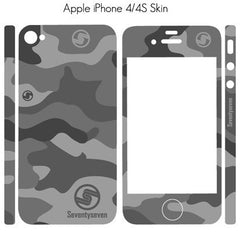 iPhone Skin (5/5S or 4/4S) - Arctic Grey Camo