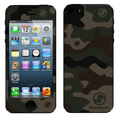 iPhone Skin (5 / 4S) - Classic Green Camo